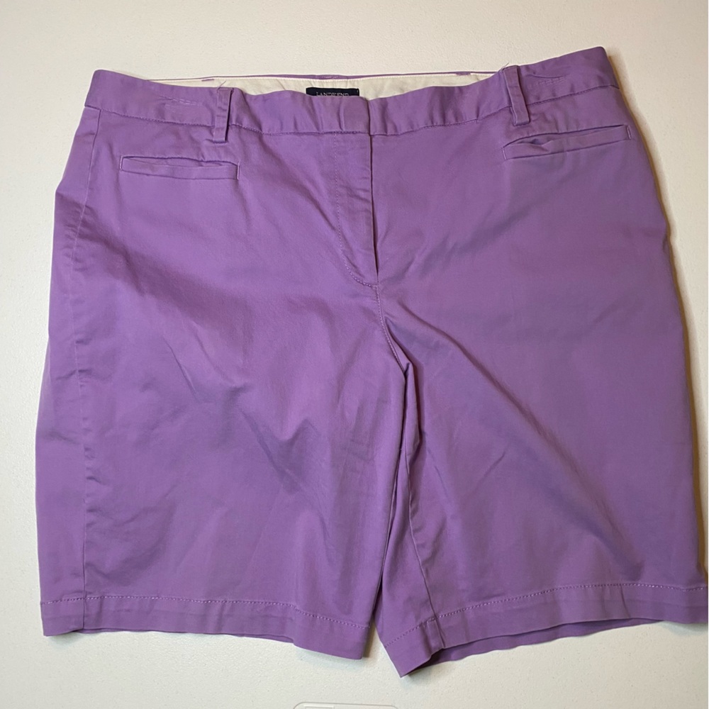 Lands' End Purple Women's Shorts - Picture 1 of 3
